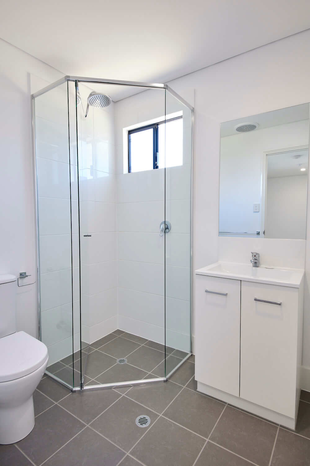 Finished bathroom Finished bathroom